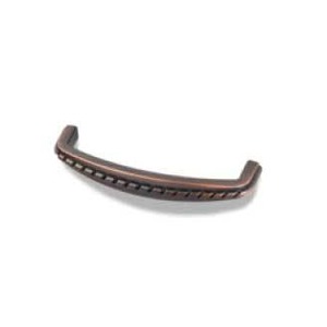 Ornate Bronze Drawer Pull-short